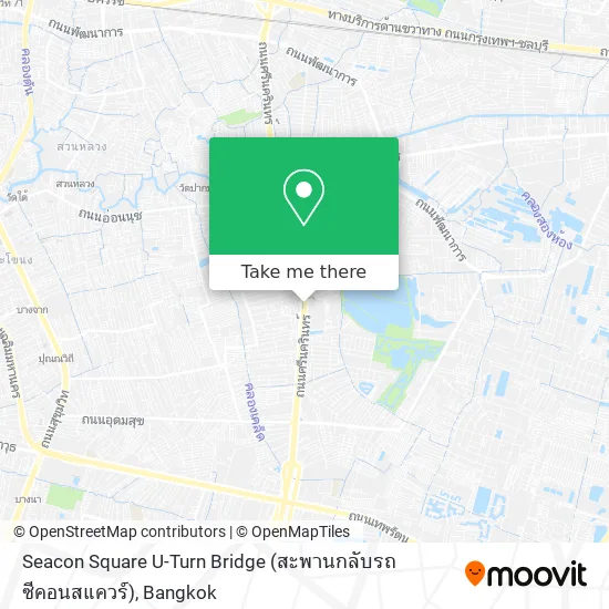 Seacon Square U-Turn Bridge (สะพานกลับรถซีคอนสแควร์) map
