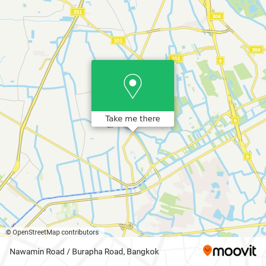Nawamin Road / Burapha Road map