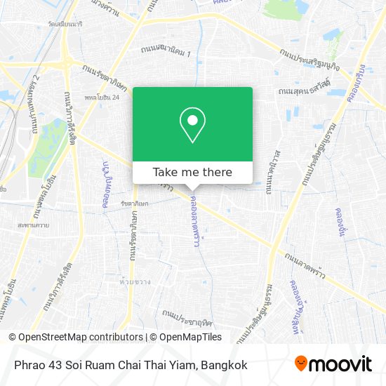 Phrao 43 Soi Ruam Chai Thai Yiam map