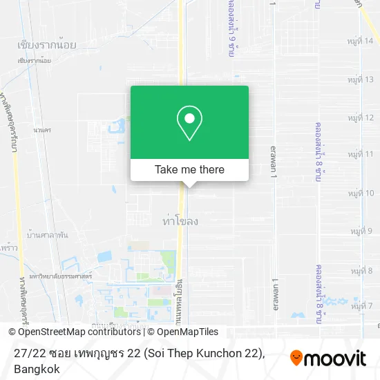 27 / 22 ซอย เทพกุญชร 22 (Soi Thep Kunchon 22) map