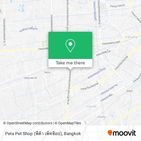 Peta Pet Shop (พีต้า เพ็ทช็อป) map