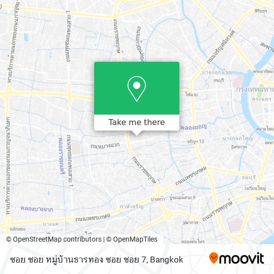 ซอย ซอย หมู่บ้านธารทอง ซอย ซอย 7 map