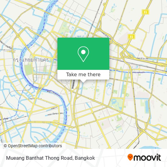 Mueang Banthat Thong Road map