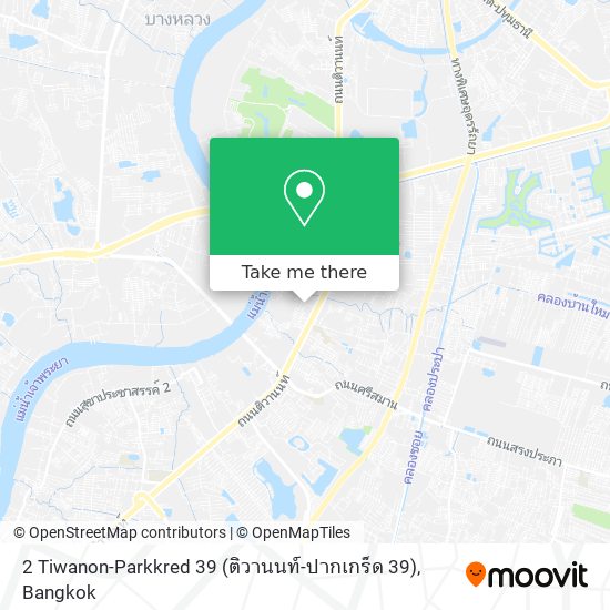 2 Tiwanon-Parkkred 39 (ติวานนท์-ปากเกร็ด 39) map