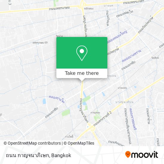 ถนน กาญจนาภิเษก map