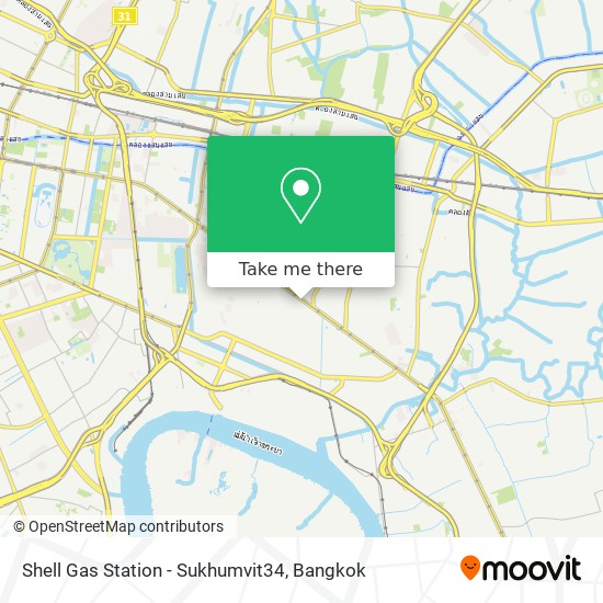 Shell Gas Station - Sukhumvit34 map