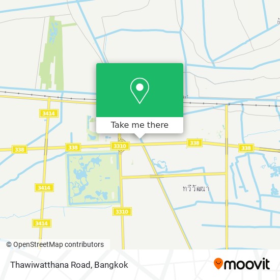 Thawiwatthana Road map