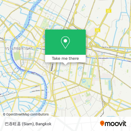 巴吞旺县 (Siam) map