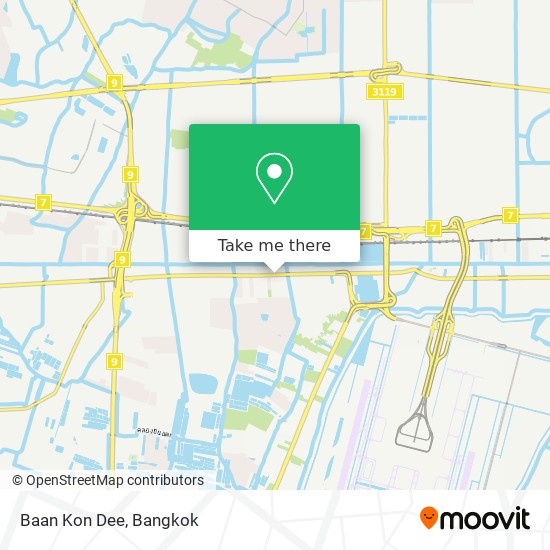 Baan Kon Dee map