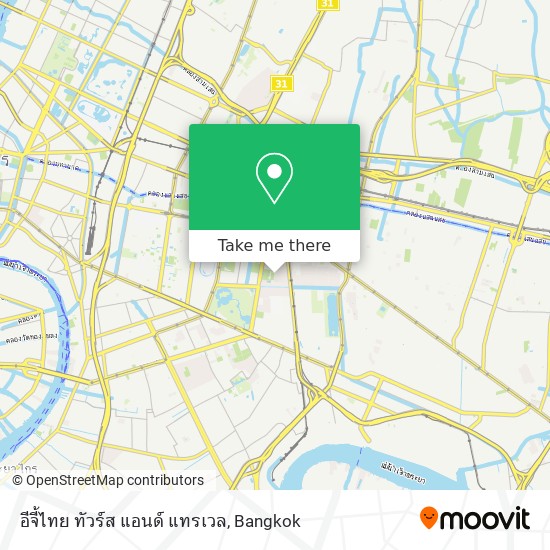 อีจี้ไทย ทัวร์ส แอนด์ แทรเวล map