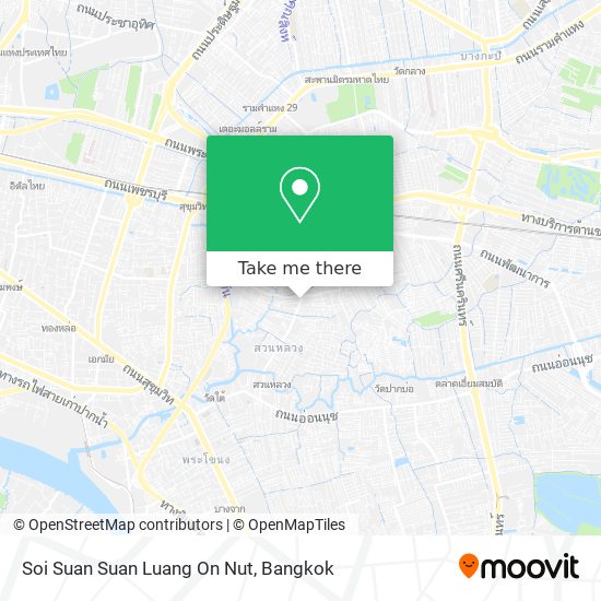 Soi Suan Suan Luang On Nut map