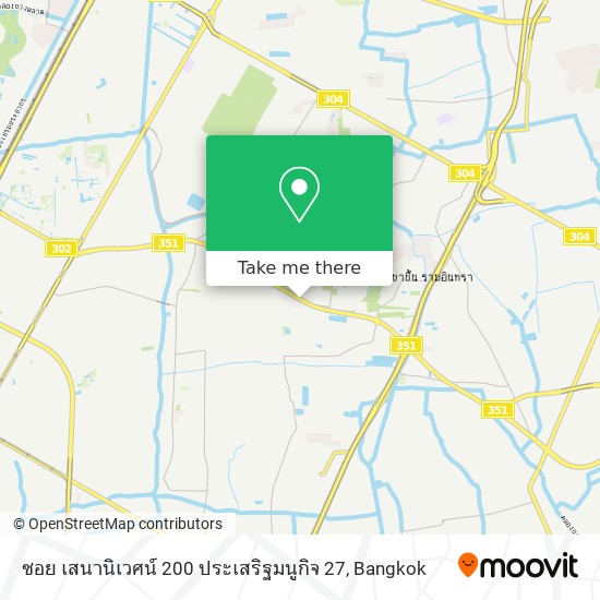 ซอย เสนานิเวศน์ 200 ประเสริฐมนูกิจ 27 map