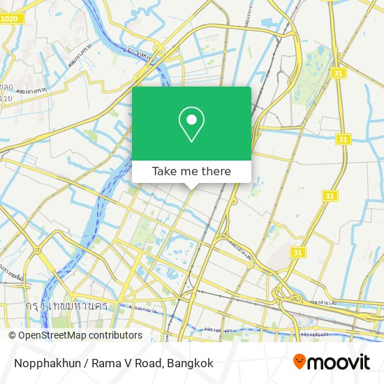 Nopphakhun / Rama V Road map