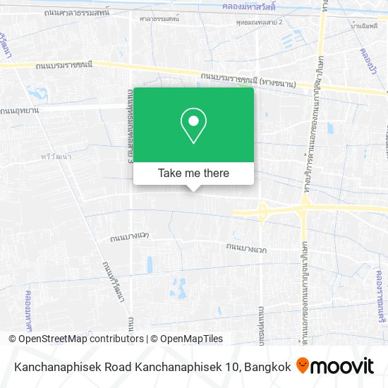 Kanchanaphisek Road Kanchanaphisek 10 map