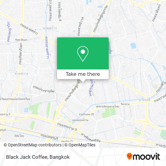 Black Jack Coffee map