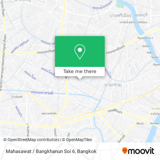 Mahasawat / Bangkhanun Soi 6 map