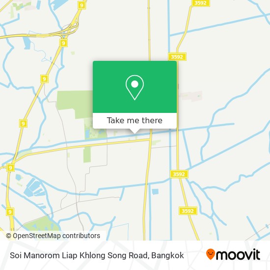Soi Manorom Liap Khlong Song Road map