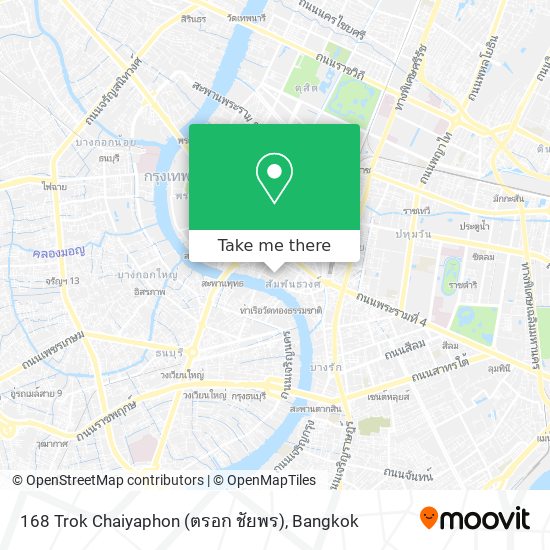 168 Trok Chaiyaphon (ตรอก ชัยพร) map