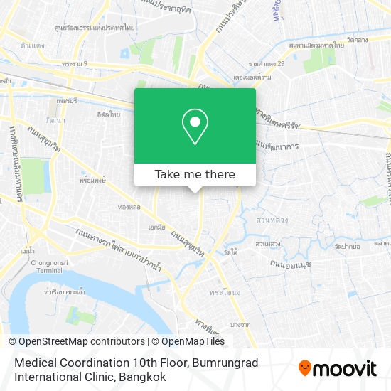 Medical Coordination 10th Floor, Bumrungrad International Clinic map