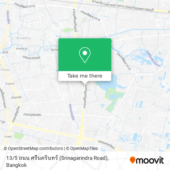 13 / 5 ถนน ศรีนครินทร์ (Srinagarindra Road) map
