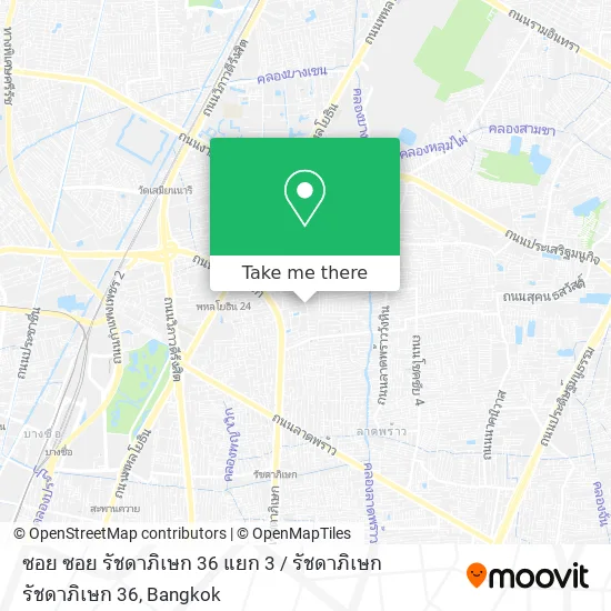 ซอย ซอย รัชดาภิเษก 36 แยก 3 / รัชดาภิเษก รัชดาภิเษก 36 map