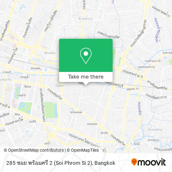 285 ซอย พร้อมศรี 2 (Soi Phrom Si 2) map