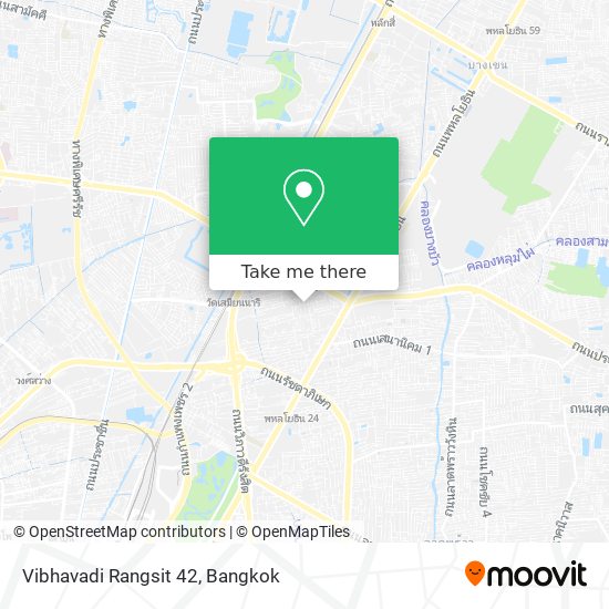 Vibhavadi Rangsit 42 map