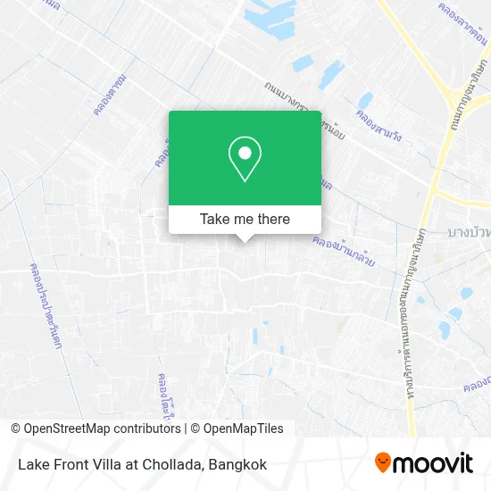 Lake Front Villa at Chollada map