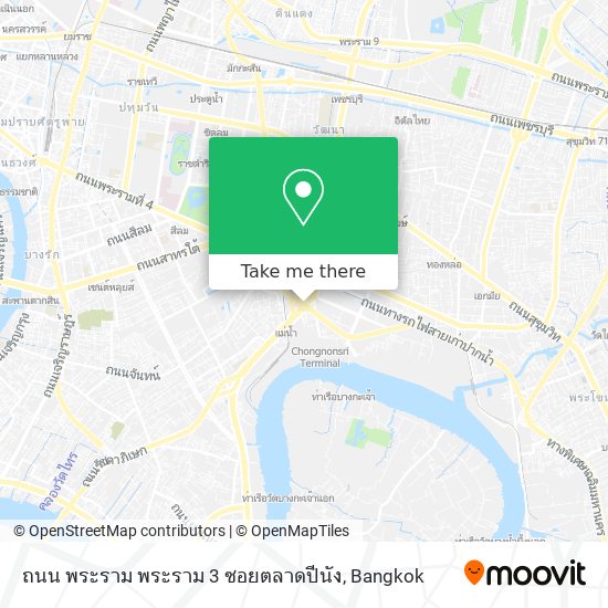 ถนน พระราม พระราม 3 ซอยตลาดปีนัง map