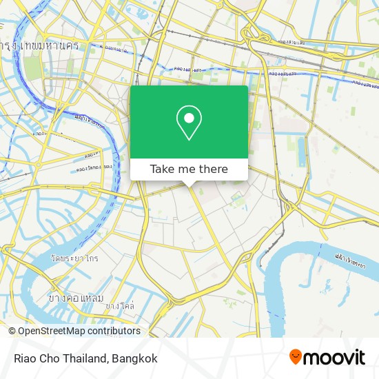 Riao Cho Thailand map