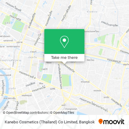 Kanebo Cosmetics (Thailand) Co Limited map