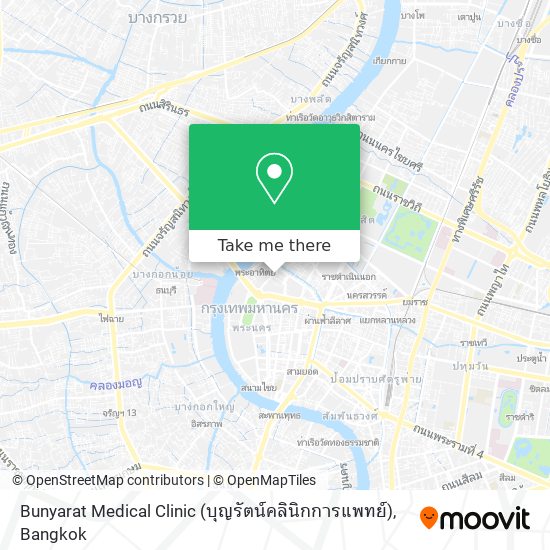 Bunyarat Medical Clinic (บุญรัตน์คลินิกการแพทย์) map