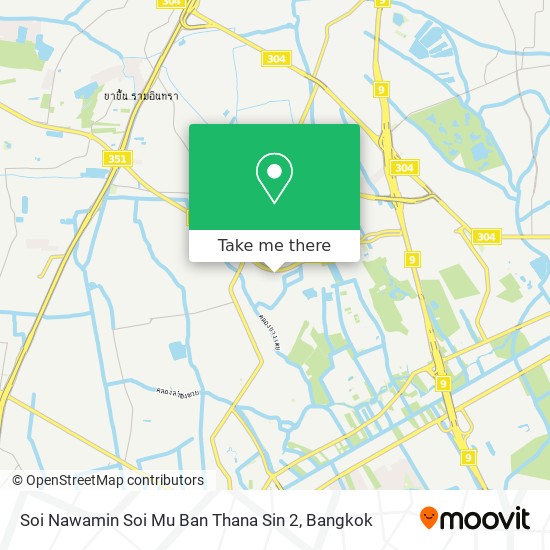 Soi Nawamin Soi Mu Ban Thana Sin 2 map