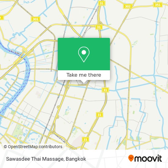 Sawasdee Thai Massage map
