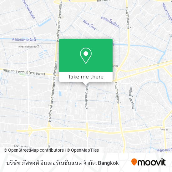 บริษัท ภัสพงศ์ อินเตอร์เนชั่นแนล จำกัด map
