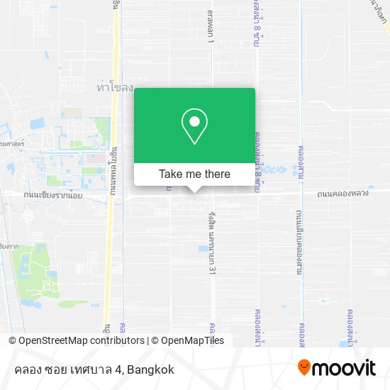 คลอง ซอย เทศบาล 4 map