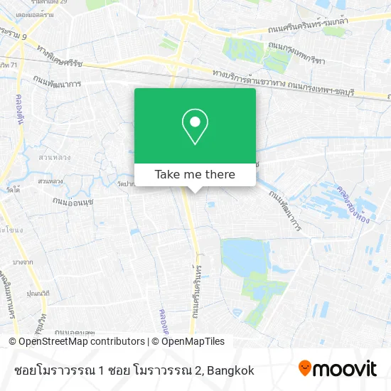 ซอยโมราวรรณ 1 ซอย โมราวรรณ 2 map