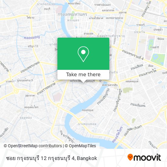 ซอย กรุงธนบุรี 12 กรุงธนบุรี 4 map