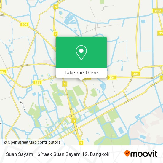 Suan Sayam 16 Yaek Suan Sayam 12 map