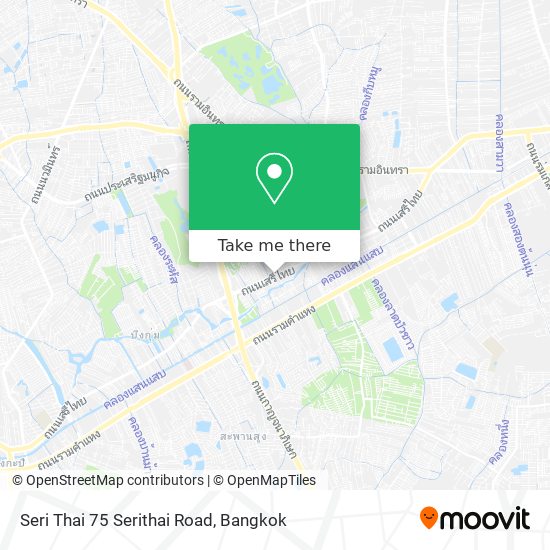 Seri Thai 75 Serithai Road map
