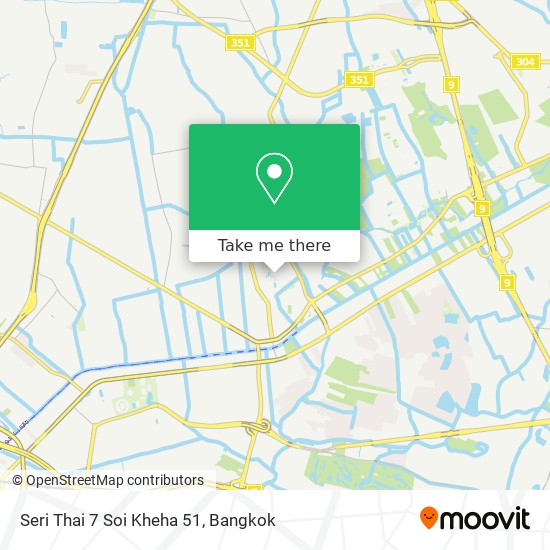 Seri Thai 7 Soi Kheha 51 map