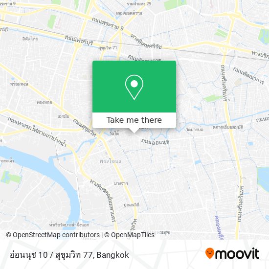 อ่อนนุช 10 / สุขุมวิท 77 map