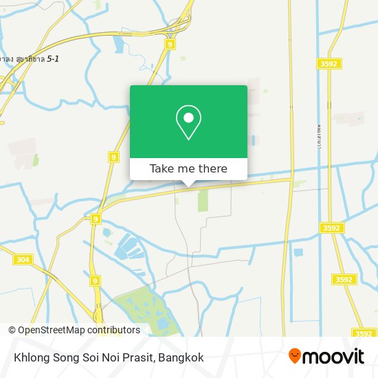 Khlong Song Soi Noi Prasit map