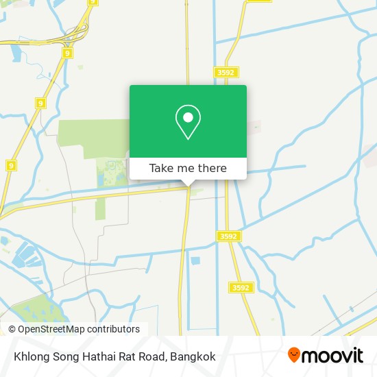 Khlong Song Hathai Rat Road map