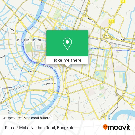 Rama / Maha Nakhon Road map