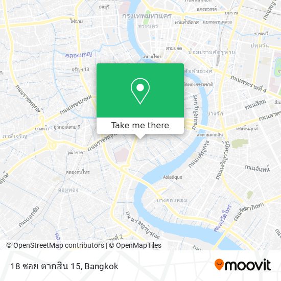 18 ซอย ตากสิน 15 map