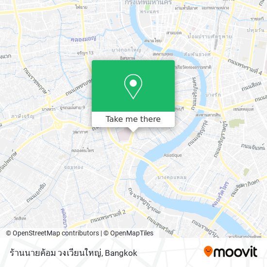 ร้านนายค้อม วงเวียนใหญ่ map