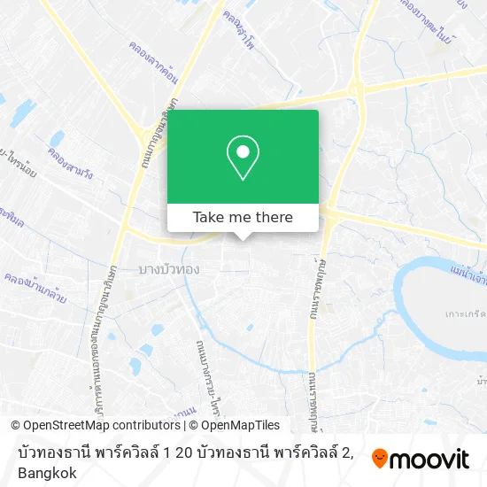 บัวทองธานี พาร์ควิลล์ 1 20 บัวทองธานี พาร์ควิลล์ 2 map