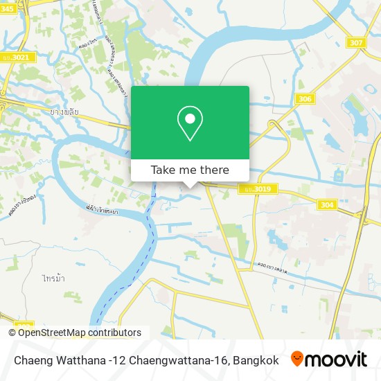 Chaeng Watthana -12 Chaengwattana-16 map