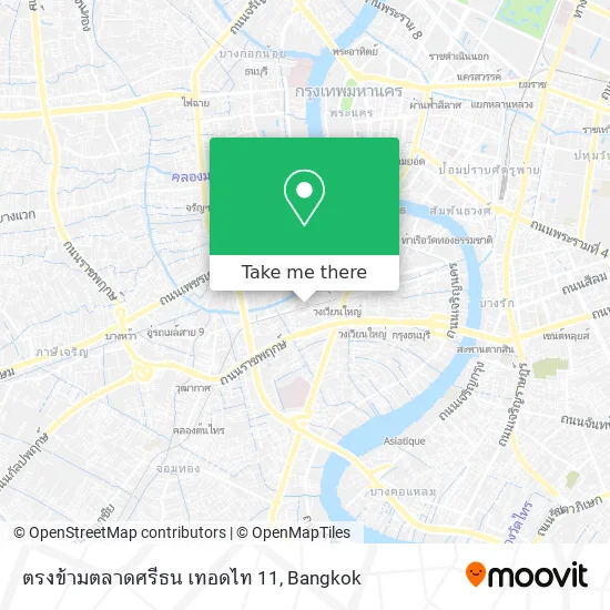 ตรงข้ามตลาดศรีธน เทอดไท 11 map